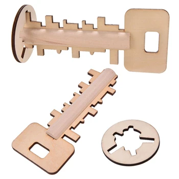 1 PC Learning Puzzles Pre-school Wooden Kids Babies Children Toy Key Unlock Puzzle Intelligence Educational Toy
1 PC Learning Puzzles Pre-school Wooden Kids Babies Children Toy Key Unlock Puzzle Intelligence Educational Toy
