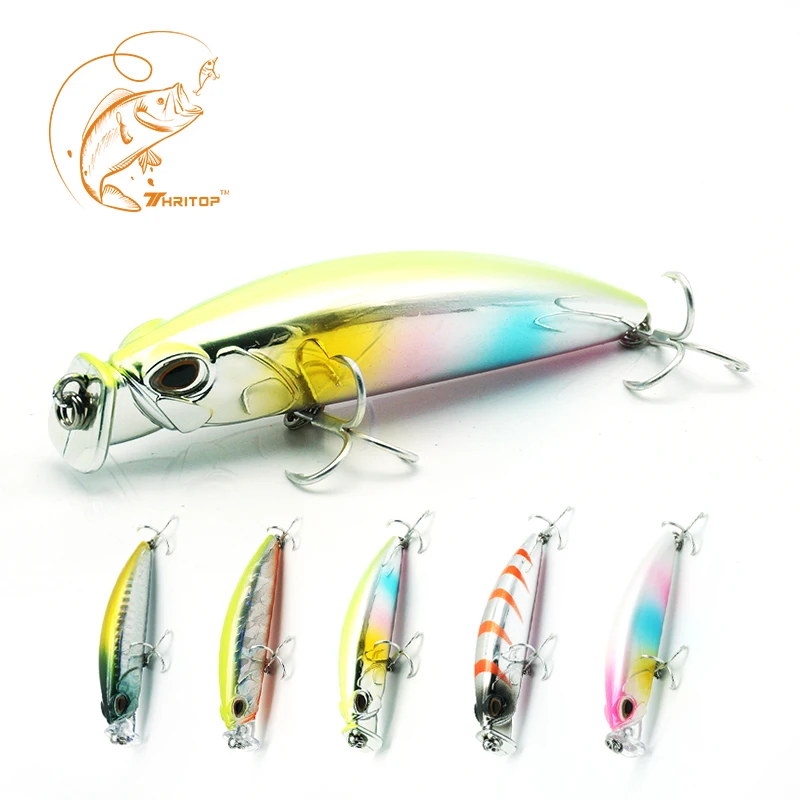 Thritop 2018 New Minnow Fishing Lure Artificial Bait 8cm 10g TP068 Strong Hooks 3D Eyes Fishing Tackle Accessories Hard Bait
Thritop 2018 New Minnow Fishing Lure Artificial Bait 8cm 10g TP068 Strong Hooks 3D Eyes Fishing Tackle Accessories Hard Bait