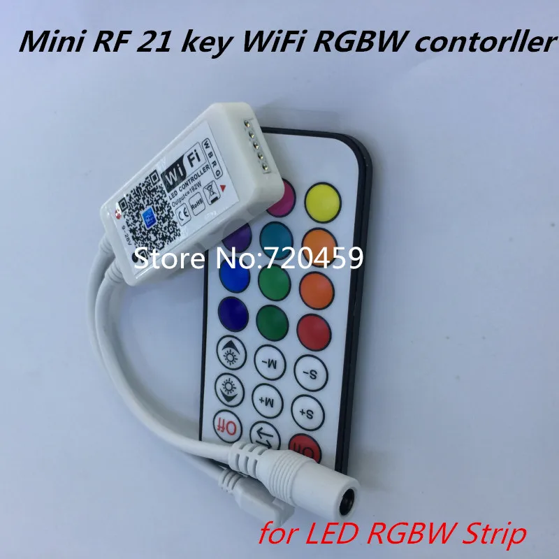 2pcs Mini 21 key WiFi contorller LED RGBW Controller RF Remote Control IOS/Android for LED RGBW Strip
2pcs Mini 21 key WiFi contorller LED RGBW Controller RF Remote Control IOS/Android for LED RGBW Strip