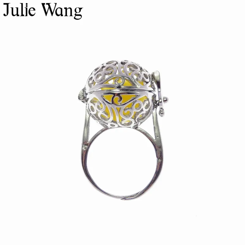 Julie Wang 1PCS 17mm Copper Hollow Patterns Essential Oil Diffuser Perfume Locket Aromatherapy Ring Fashion Women Party Jewelry
Julie Wang 1PCS 17mm Copper Hollow Patterns Essential Oil Diffuser Perfume Locket Aromatherapy Ring Fashion Women Party Jewelry