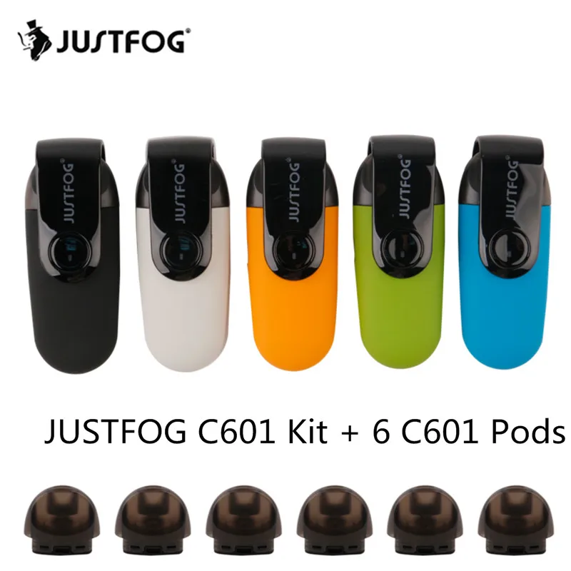 JUSTFOG C601 Vape Pen Kit with C601 Pod 1.7ml Tank 1.6ohm 650mAh Battery 510 Thread Mini Pen Electronic Cigarette Starter Kit
JUSTFOG C601 Vape Pen Kit with C601 Pod 1.7ml Tank 1.6ohm 650mAh Battery 510 Thread Mini Pen Electronic Cigarette Starter Kit