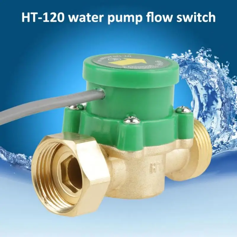 HT-120 Pump Flow Switch AC220V 1A G3/4"-3/4" Brass Thread Water Pump Flow Liquid Sensor Switch water pump flow switch Best Offer
HT-120 Pump Flow Switch AC220V 1A G3/4"-3/4" Brass Thread Water Pump Flow Liquid Sensor Switch water pump flow switch Best Offer