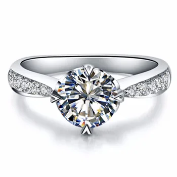 Test Positive 1CT Moissanite Engagement Ring VVS1 Sterling Silver Ring White Gold Cover Last Forever
Test Positive 1CT Moissanite Engagement Ring VVS1 Sterling Silver Ring White Gold Cover Last Forever