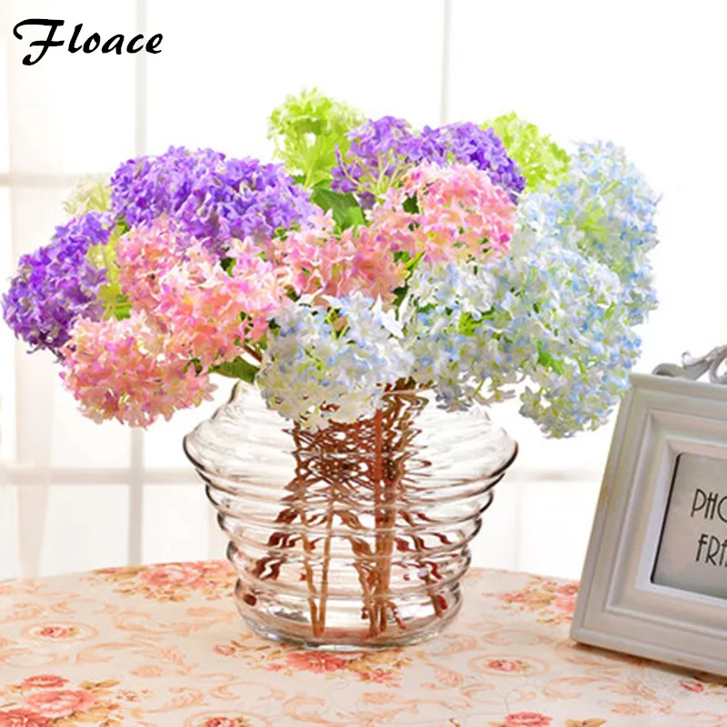 Floace Artificial Flowers Hydrangea flowers 7 colors Home decorations for wedding party photography
Floace Artificial Flowers Hydrangea flowers 7 colors Home decorations for wedding party photography