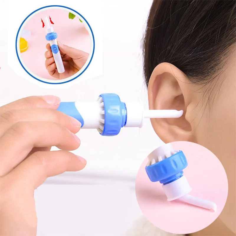 3 Colors Comfortable Ear Wax Cleaner Electric Cordless Vacuum Ear Cleaner For Ear Safe Remover Cleaning Tool