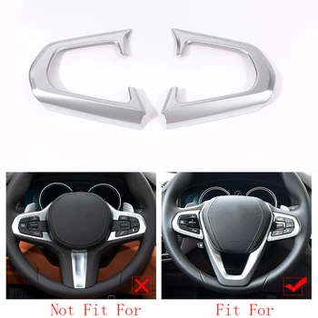 car accessories 2x Chrome ABS Steering Wheel Buttons Frame Cover Trim For BMW 5 Series G30 2017-2018
car accessories 2x Chrome ABS Steering Wheel Buttons Frame Cover Trim For BMW 5 Series G30 2017-2018