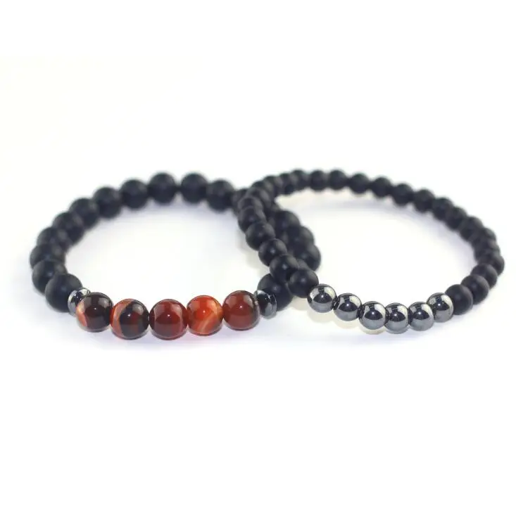 2018 New Design Couple Bracelets for Lovers Natural Stone Beads Bracelet for Men Women Heidan Stone Beaded Bracelet Black 1-2pcs
2018 New Design Couple Bracelets for Lovers Natural Stone Beads Bracelet for Men Women Heidan Stone Beaded Bracelet Black 1-2pcs