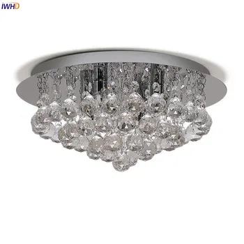 IWHD Modern Crystal Ceiling Lamp Plafonnier Bedroom Hallway Flush Mount Living Room Lights Lustres De Plafon Cristal Lighting
IWHD Modern Crystal Ceiling Lamp Plafonnier Bedroom Hallway Flush Mount Living Room Lights Lustres De Plafon Cristal Lighting