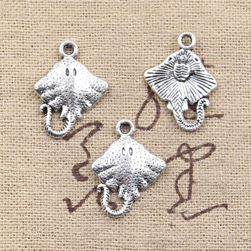 10pcs Charms stingray fish 21x13mm Antique Making pendant fit,Vintage Tibetan Silver,DIY bracelet necklace
10pcs Charms stingray fish 21x13mm Antique Making pendant fit,Vintage Tibetan Silver,DIY bracelet necklace