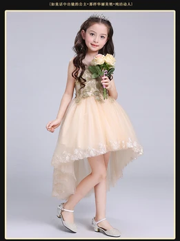 Fashion summer Sequin Girl Dress Long wedding Christening Party Dress For Grils 3D Appliques birthday dress vestido infantil
Fashion summer Sequin Girl Dress Long wedding Christening Party Dress For Grils 3D Appliques birthday dress vestido infantil