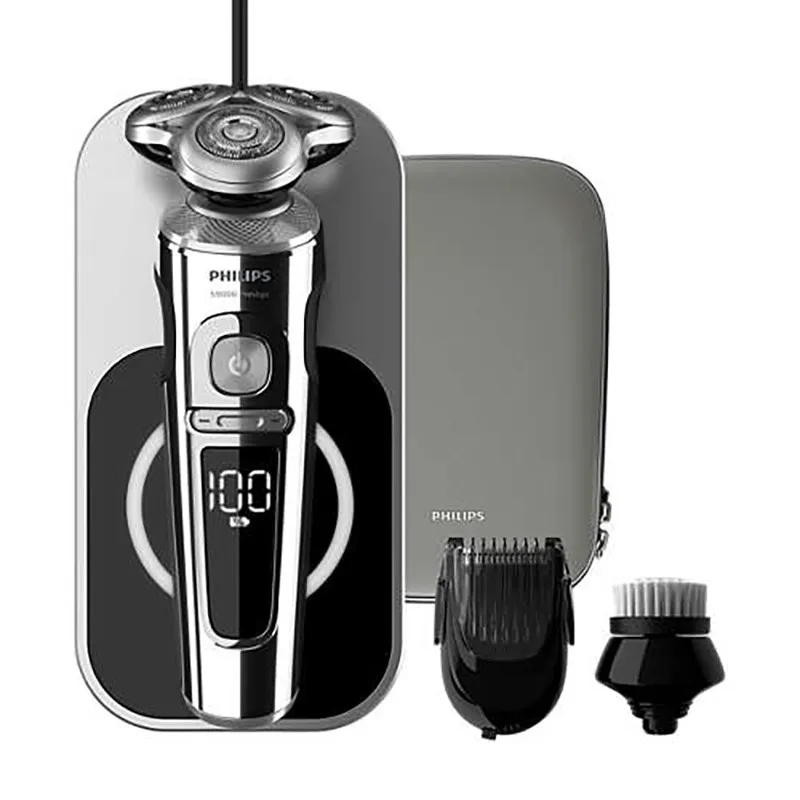 Philips Shaver S9000 Prestige wet and dry electric shaver, 9000 series SP9863/14 Washable with Qi charging stand
Philips Shaver S9000 Prestige wet and dry electric shaver, 9000 series SP9863/14 Washable with Qi charging stand