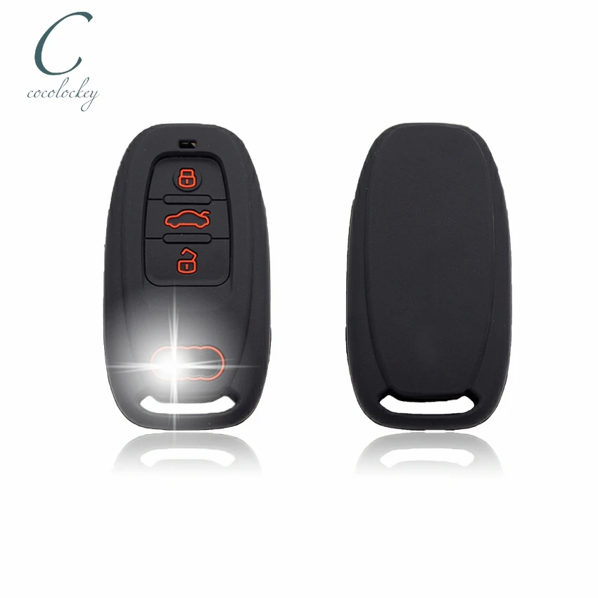 Cocolockey Car Key Fob Cover Case Set For audi a4 a4l a5 a6 a6l rs7 s7 a7 a8 q5 3Button Smart Key Silicone Key Case Car Stlying
Cocolockey Car Key Fob Cover Case Set For audi a4 a4l a5 a6 a6l rs7 s7 a7 a8 q5 3Button Smart Key Silicone Key Case Car Stlying