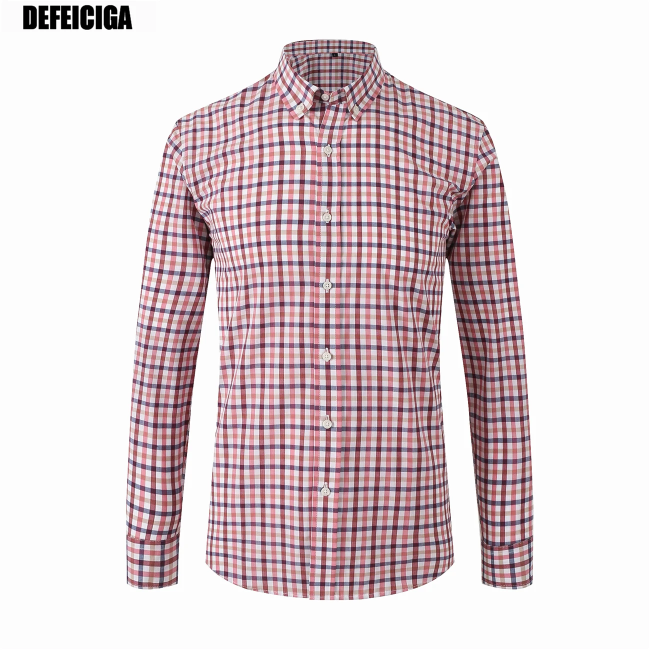 2019 DEFEICIGA Plaid Shirt Men Spring Summer New Long Sleeve Cotton Men Dress Shirt Business Casual Button Man Dress Shirt 005
2019 DEFEICIGA Plaid Shirt Men Spring Summer New Long Sleeve Cotton Men Dress Shirt Business Casual Button Man Dress Shirt 005