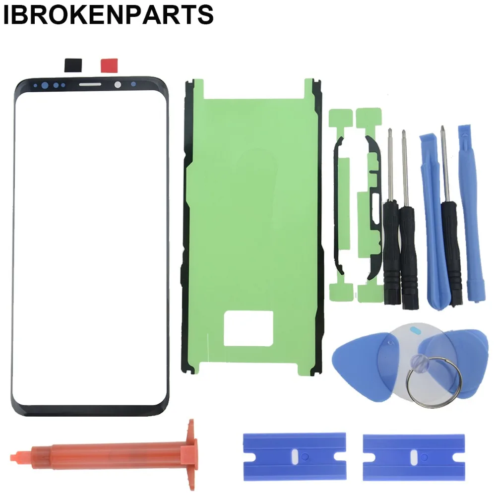 Front Screen Glass Repair Kits UV LOCA Glue for Samsung Galaxy S10 S8 S9 Plus Note 8 9 Broken Outer Glass+Blade+Tools+Adhesive
Front Screen Glass Repair Kits UV LOCA Glue for Samsung Galaxy S10 S8 S9 Plus Note 8 9 Broken Outer Glass+Blade+Tools+Adhesive