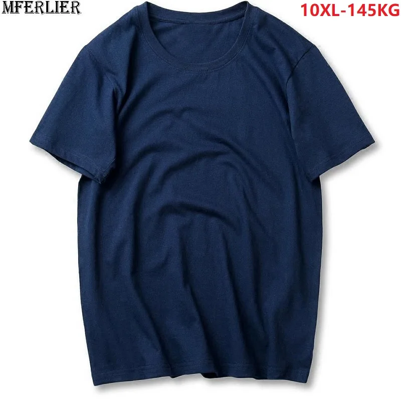 MFERLIER summer men t-shirts short sleeve tees plus size big loose 8XL 9XL 10XL cotton mens tshirt home simple navy blue 140KG
MFERLIER summer men t-shirts short sleeve tees plus size big loose 8XL 9XL 10XL cotton mens tshirt home simple navy blue 140KG