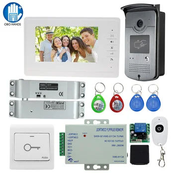 7" TFT LCD Wired Video Door Phone Visual Speakerphone Intercom System With Waterproof Outdoor Camera+Electric Look+Remote Contro
7" TFT LCD Wired Video Door Phone Visual Speakerphone Intercom System With Waterproof Outdoor Camera+Electric Look+Remote Contro