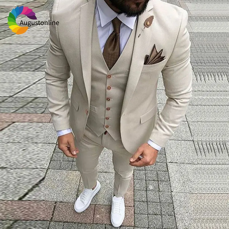 Slim Fit Men Suits Wedding Tuxedos Prom Business Groom Wear Terno Blazer 3 Pieces (Jacket+Pants+Vest) Bridegroom Costume Homme
Slim Fit Men Suits Wedding Tuxedos Prom Business Groom Wear Terno Blazer 3 Pieces (Jacket+Pants+Vest) Bridegroom Costume Homme