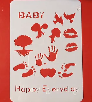 Hot 20x14cm Baby Hand Print DIY Layering Stencils Wall Painting Scrapbook Coloring Embossing Album Decorative Card Template
Hot 20x14cm Baby Hand Print DIY Layering Stencils Wall Painting Scrapbook Coloring Embossing Album Decorative Card Template