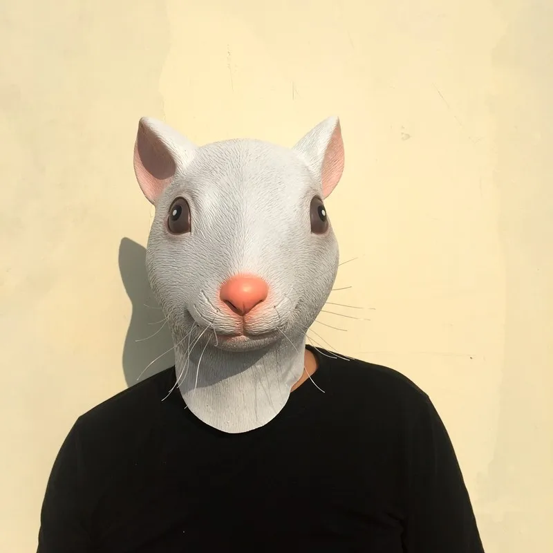 Mouse Head Latex Mask Full Face Adult Mask Breathable Halloween Masquerade Fancy Dress Party Cosplay Costume Lovely Animal Mask
Mouse Head Latex Mask Full Face Adult Mask Breathable Halloween Masquerade Fancy Dress Party Cosplay Costume Lovely Animal Mask