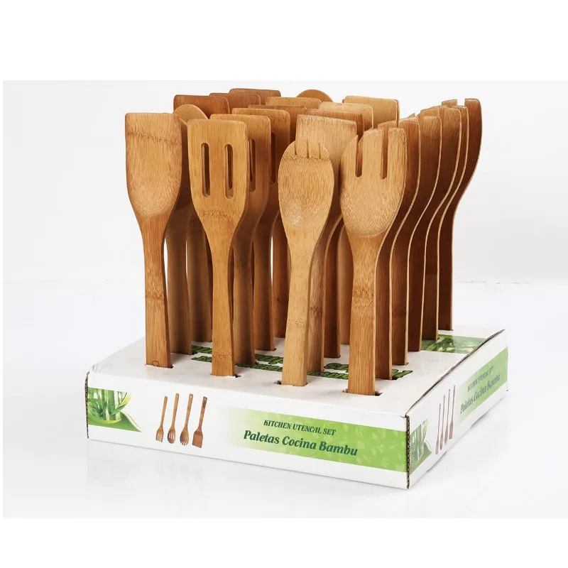 6pc/set Bamboo Kitchen Utensil Wooden Spoon Spatula Cooking Tool Great Practical Cooking spoons
6pc/set Bamboo Kitchen Utensil Wooden Spoon Spatula Cooking Tool Great Practical Cooking spoons