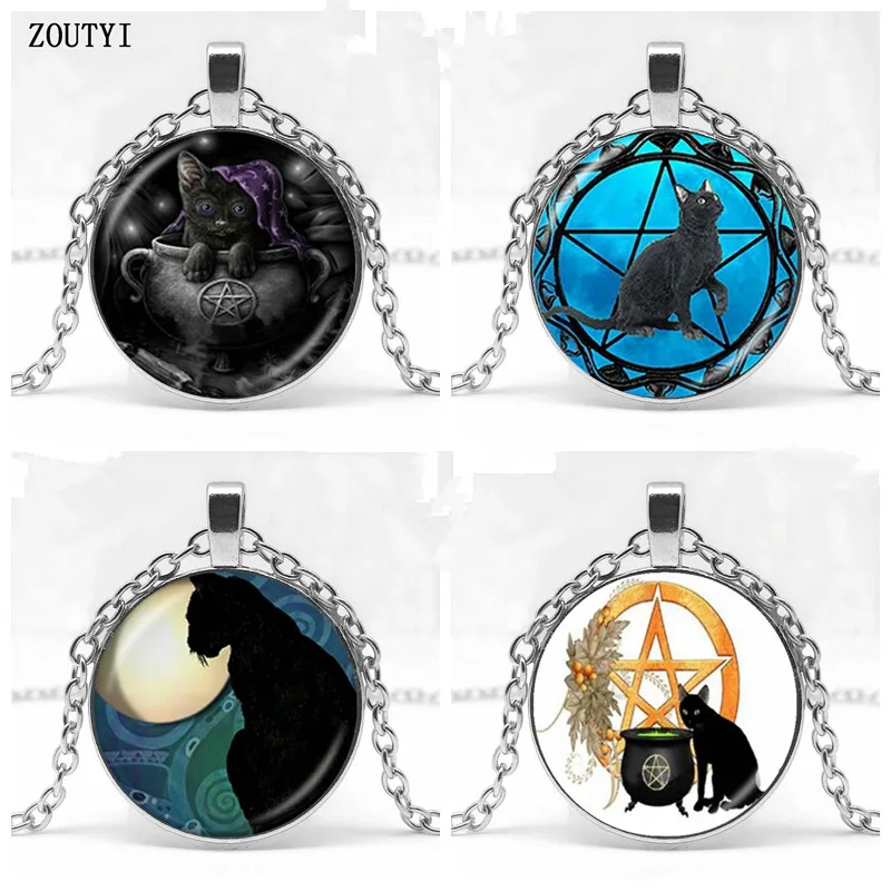 2018/Wicca Cat Necklace Pentagram Pendant Pentagram Jewelry Kitten Animal Witch Jewelry Pentagram Sweater Necklace.
2018/Wicca Cat Necklace Pentagram Pendant Pentagram Jewelry Kitten Animal Witch Jewelry Pentagram Sweater Necklace.
