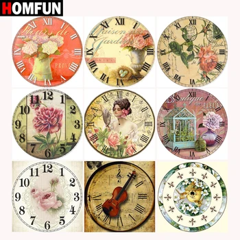 HOMFUN Full Square/Round Drill 5D DIY Diamond Painting "Vintage flower clock" 3D Embroidery Cross Stitch 5D Home Decor Gift
HOMFUN Full Square/Round Drill 5D DIY Diamond Painting "Vintage flower clock" 3D Embroidery Cross Stitch 5D Home Decor Gift
