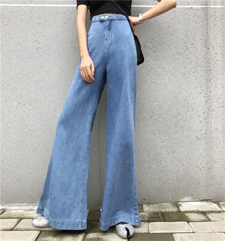 Women High Waist Flare Jeans Ripped Summer Bell Bottom Loose Thin Denim Pants Casual Street Wear Long Wide Leg Autumn Trousers
Women High Waist Flare Jeans Ripped Summer Bell Bottom Loose Thin Denim Pants Casual Street Wear Long Wide Leg Autumn Trousers