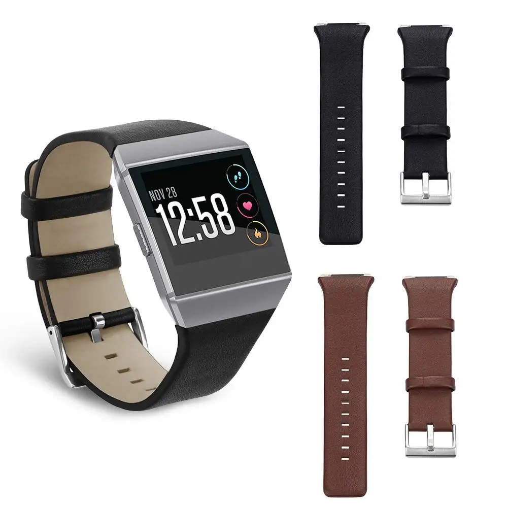 Genuine Leather Watchband Strap For Fitbit Ionic Smart Sport Watch Accessory Perforated Leather Replacement Watch Band Strap
Genuine Leather Watchband Strap For Fitbit Ionic Smart Sport Watch Accessory Perforated Leather Replacement Watch Band Strap