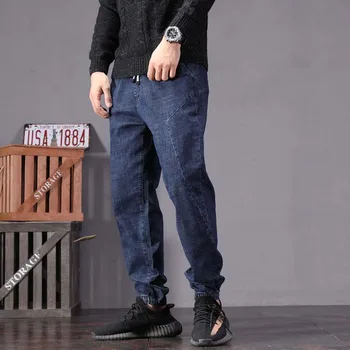 Fashion Hip Hop Harem Jeans Streetwear Men Jeans Casual Loose Baggy Denim Trousers Blue Black Jeans Joggers Pants Men Clothes
Fashion Hip Hop Harem Jeans Streetwear Men Jeans Casual Loose Baggy Denim Trousers Blue Black Jeans Joggers Pants Men Clothes