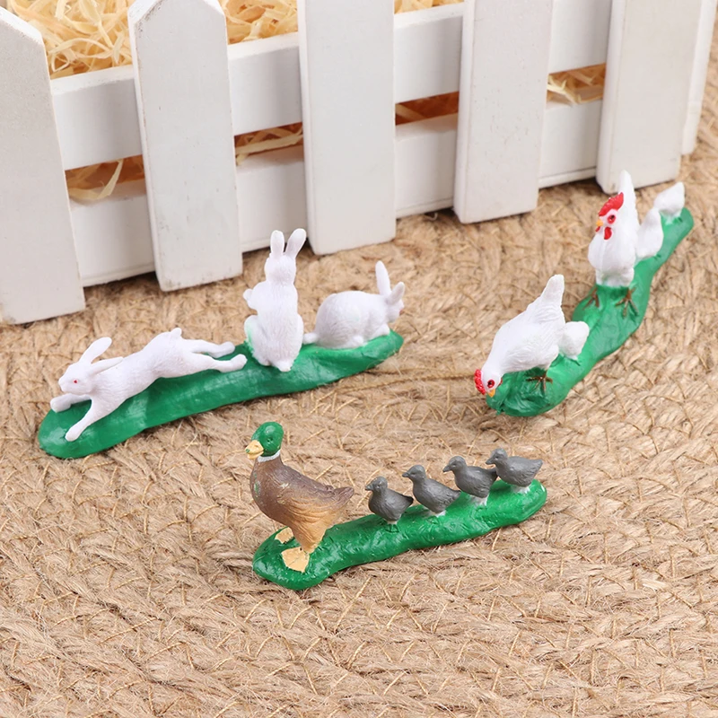 Mini rabbit duck chicken Figures Toys Moss Bonsai Small Landscape Animals Model Decoration Toy Lovely Animals Moss Micro World
Mini rabbit duck chicken Figures Toys Moss Bonsai Small Landscape Animals Model Decoration Toy Lovely Animals Moss Micro World