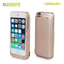 High quality Portable External Battery Charger 4200mAh Power Bank Cover Case For iPhone 5 5s 5c SE Mobile Phone