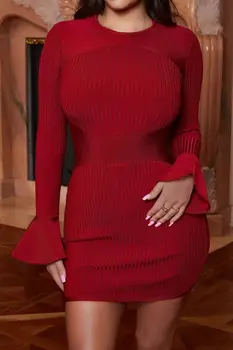 Bandage Red Dress Top Quality Bodycon Celebrity Sexy Long Lantern Sleeve Club Evening Party Dresses Bodycon Mini 
Bandage Red Dress Top Quality Bodycon Celebrity Sexy Long Lantern Sleeve Club Evening Party Dresses Bodycon Mini