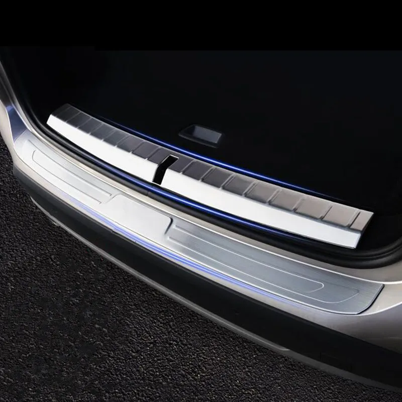 Stainless Steel Rear Guard Bumper Cover Trim Car Trunk Door Sill Plate Decoration Decals For BMW F48 X1 2016-2018
Stainless Steel Rear Guard Bumper Cover Trim Car Trunk Door Sill Plate Decoration Decals For BMW F48 X1 2016-2018
