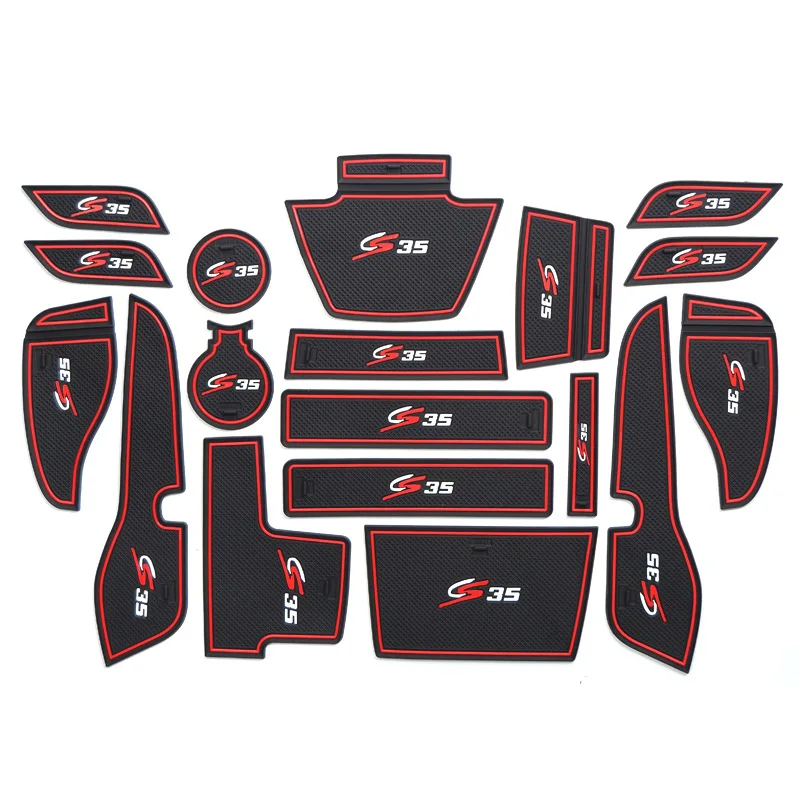Anti-Slip Rubber Mats Gate Slot Cup Mat for Changan New CS35 2018 2019 2020 18pcs/set Accessories Car Stickers Car Styling
Anti-Slip Rubber Mats Gate Slot Cup Mat for Changan New CS35 2018 2019 2020 18pcs/set Accessories Car Stickers Car Styling