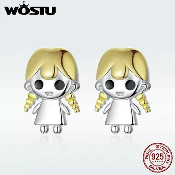 WOSTU Childhood Girl Stud Earrings 100% 925 Sterling Silver Korean Style Teenager Lovely Girls Earrings For Women Jewelry DXE675
WOSTU Childhood Girl Stud Earrings 100% 925 Sterling Silver Korean Style Teenager Lovely Girls Earrings For Women Jewelry DXE675