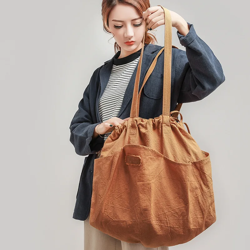 Fashion New Women Handbag washable Cotton Farbic bag simple single shoulder bag Crossbody Drawstring shopping bag Message Bag
Fashion New Women Handbag washable Cotton Farbic bag simple single shoulder bag Crossbody Drawstring shopping bag Message Bag