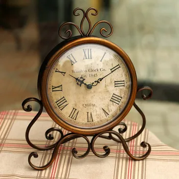 vintage metal desktop clock with silent clock movement crafts home decoration shabby chic home watch relogio de mesa horloge 17
vintage metal desktop clock with silent clock movement crafts home decoration shabby chic home watch relogio de mesa horloge 17