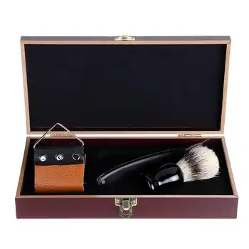 Straight Barber Razor for Men 440c Stainless Steel Shaving Razor Set Beard Shaver Brush Sharpening Strap Kit with Wooden Box
Straight Barber Razor for Men 440c Stainless Steel Shaving Razor Set Beard Shaver Brush Sharpening Strap Kit with Wooden Box