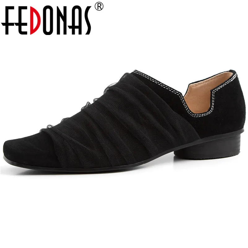 FEDONAS Retro Sexy Rhinestone High Heels Pumps Suede Leather Slip On Party Dancing Shoes Woman Ladies Square Toe Basic Pumps
FEDONAS Retro Sexy Rhinestone High Heels Pumps Suede Leather Slip On Party Dancing Shoes Woman Ladies Square Toe Basic Pumps