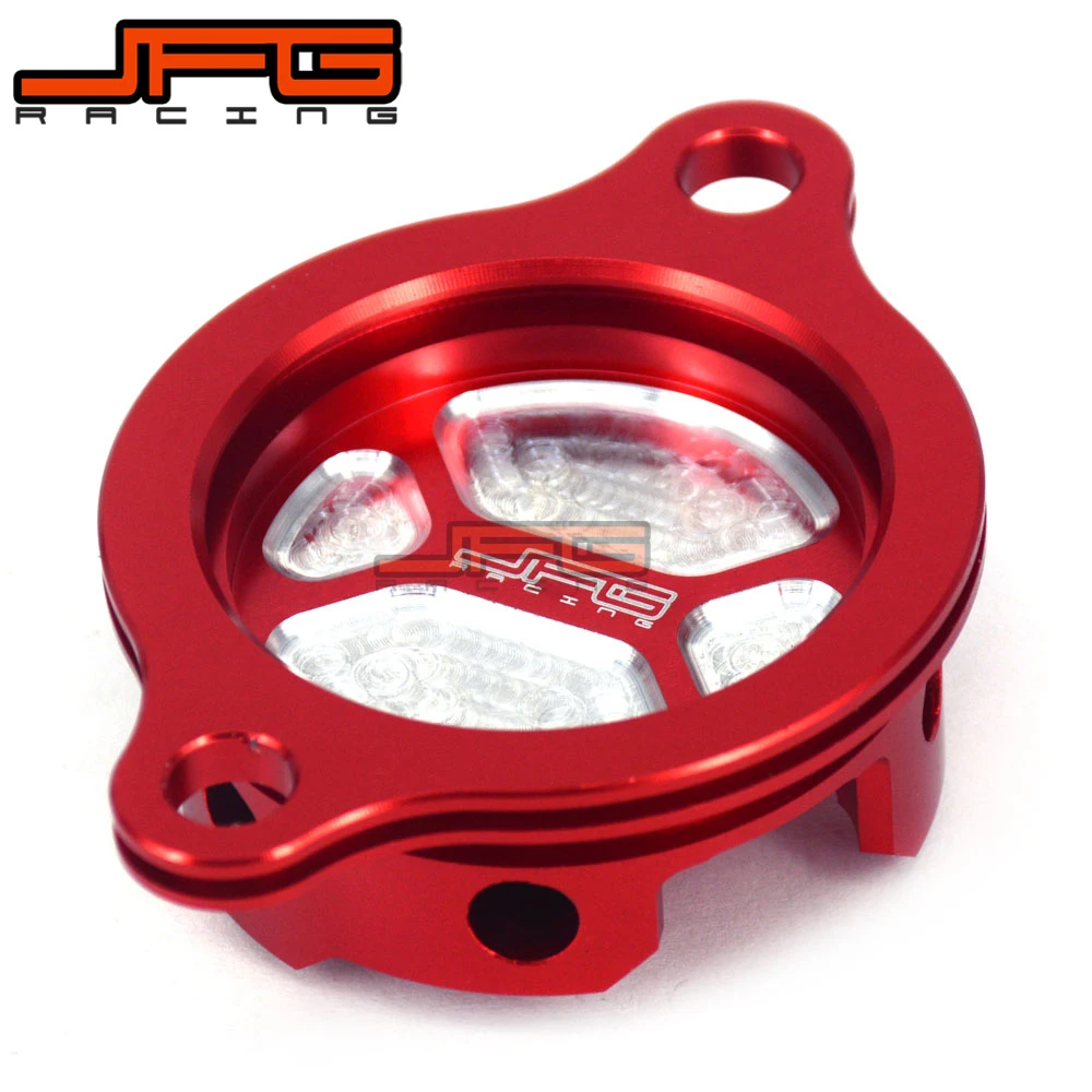 JFG CNC Billet Oil Filter Cap Cover For HONDA CRF250R CRF 250R 2010 2011 2012 2013 2014 2015 2016 Dirt bike Off Road Motocross
JFG CNC Billet Oil Filter Cap Cover For HONDA CRF250R CRF 250R 2010 2011 2012 2013 2014 2015 2016 Dirt bike Off Road Motocross