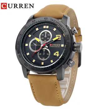 Curren Watches Men Sports Luxury Casual Quartz Clock Leather Strap Dress Wristwatch Relogio Masculino Men Gifts 8190
Curren Watches Men Sports Luxury Casual Quartz Clock Leather Strap Dress Wristwatch Relogio Masculino Men Gifts 8190