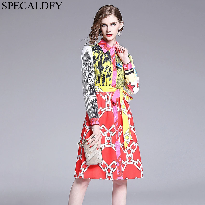 2019 Spring Autumn Dress Women Long Sleeve Casual Shirt Dress European Fashion Designer Runway Dresses Party Robe Femme
2019 Spring Autumn Dress Women Long Sleeve Casual Shirt Dress European Fashion Designer Runway Dresses Party Robe Femme