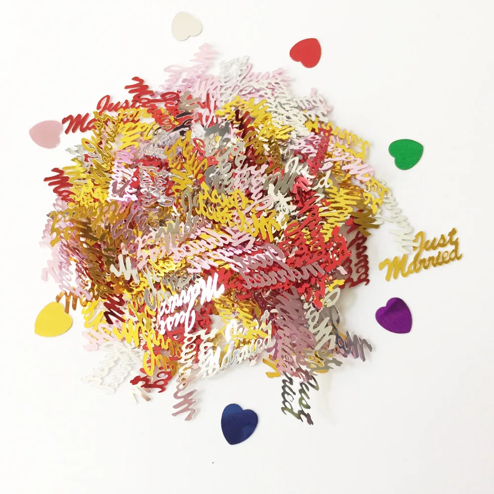 90g Just Married Confetti Wedding decoration Table Scatters Party Decorative Sparkly confetti Gold Silver red blue pink mixed
90g Just Married Confetti Wedding decoration Table Scatters Party Decorative Sparkly confetti Gold Silver red blue pink mixed