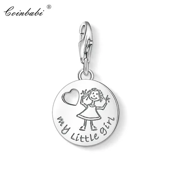 Charm Pendant My Little Girl,2018 Fashion Jewelry Sweet Pure 925 Sterling Silver Gift For Women Fit Bracelet Necklace
Charm Pendant My Little Girl,2018 Fashion Jewelry Sweet Pure 925 Sterling Silver Gift For Women Fit Bracelet Necklace