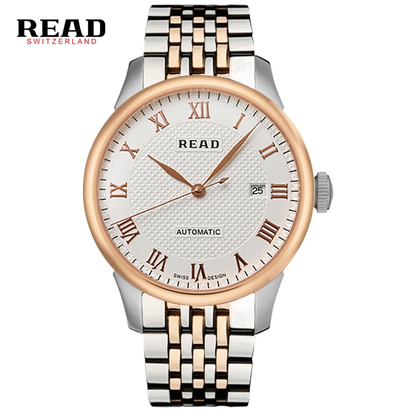 2019 READ Men Fashion Automatic Watch Self-wind Mechanical Wristwatch Male Clock Classic Stylish Design Stainless Steel Watch
2019 READ Men Fashion Automatic Watch Self-wind Mechanical Wristwatch Male Clock Classic Stylish Design Stainless Steel Watch
