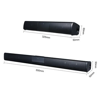 Luxury Wireless Speaker Soundbar Speaker Bluetooth 4.0 TV Home Theater 3D Soundbars Bass Television Subwoofer with RCA Line
Luxury Wireless Speaker Soundbar Speaker Bluetooth 4.0 TV Home Theater 3D Soundbars Bass Television Subwoofer with RCA Line