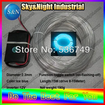 Brightness flexbile rope el neon light ice blue2.3mm+15M+ 12v Inverter +free shipping blue/red/pink/green/yellow/orange/purple
Brightness flexbile rope el neon light ice blue2.3mm+15M+ 12v Inverter +free shipping blue/red/pink/green/yellow/orange/purple
