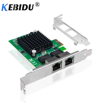 Kebidu Intel82575 Dual Port RJ45 Port NIC 10/100/1000 Gigabit PCI Express pcie x1 Network Server Adapter Cards TXA020
Kebidu Intel82575 Dual Port RJ45 Port NIC 10/100/1000 Gigabit PCI Express pcie x1 Network Server Adapter Cards TXA020