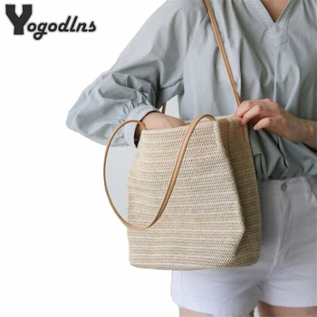 Casual Handmade Straw Women Shoulder Bags Girls Holiday Travel Beach Handbag Summer Woven Ladies Handbags Totes
Casual Handmade Straw Women Shoulder Bags Girls Holiday Travel Beach Handbag Summer Woven Ladies Handbags Totes