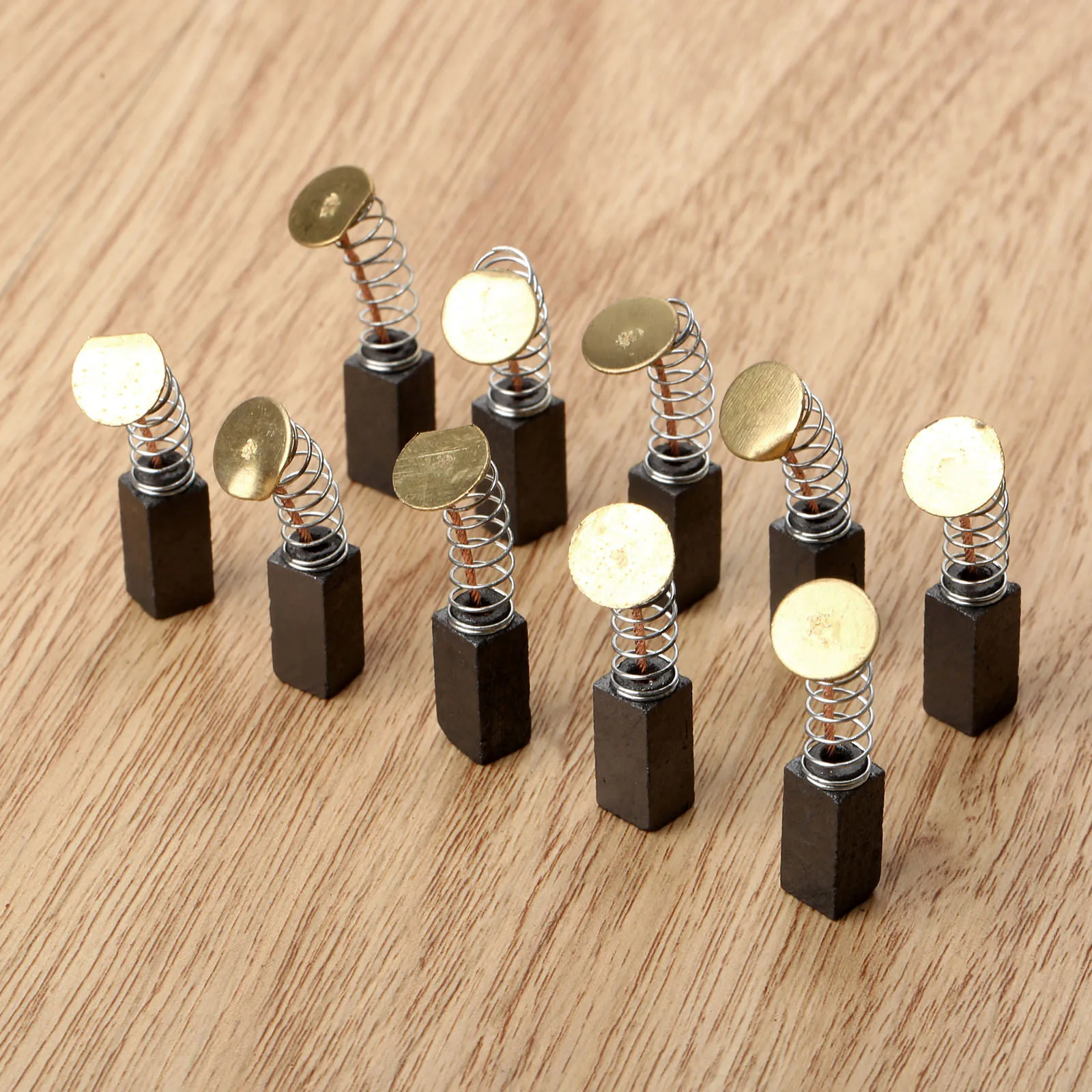 

10Pcs/5Pairs Mini Drill Electric Grinder Replacement Carbon Brushes Spare Parts for Electric Motors Dremel Rotary Tool 6x6x6.5mm